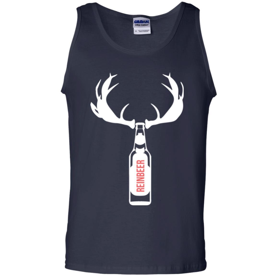 Christmas T-shirt Funny Christmas Reinbeer Navy
