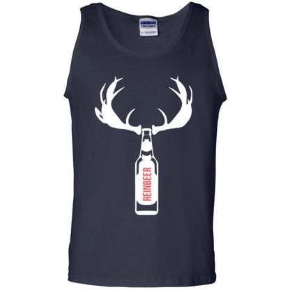 Christmas T-shirt Funny Christmas Reinbeer Navy