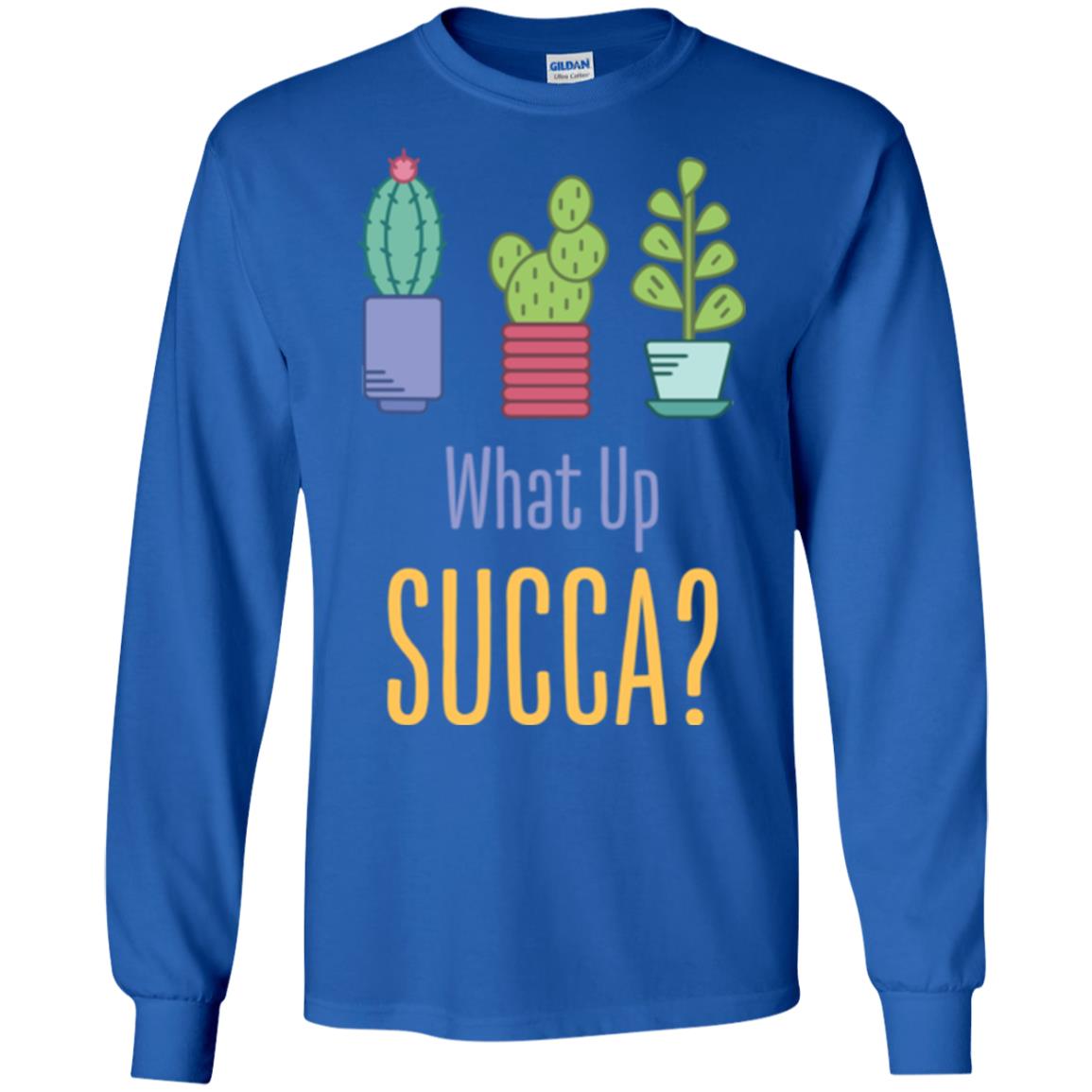 Cactus T-shirt What Up Succa Royal