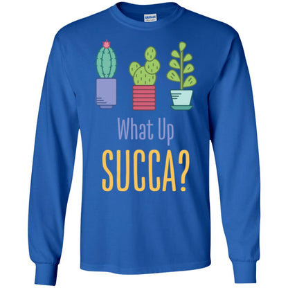 Cactus T-shirt What Up Succa Royal