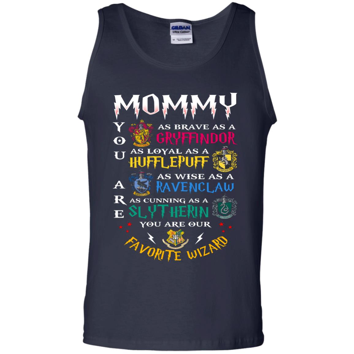 Mommy Our  Favorite Wizard Harry Potter Fan T-shirtG220 Gildan 100% Cotton Tank Top