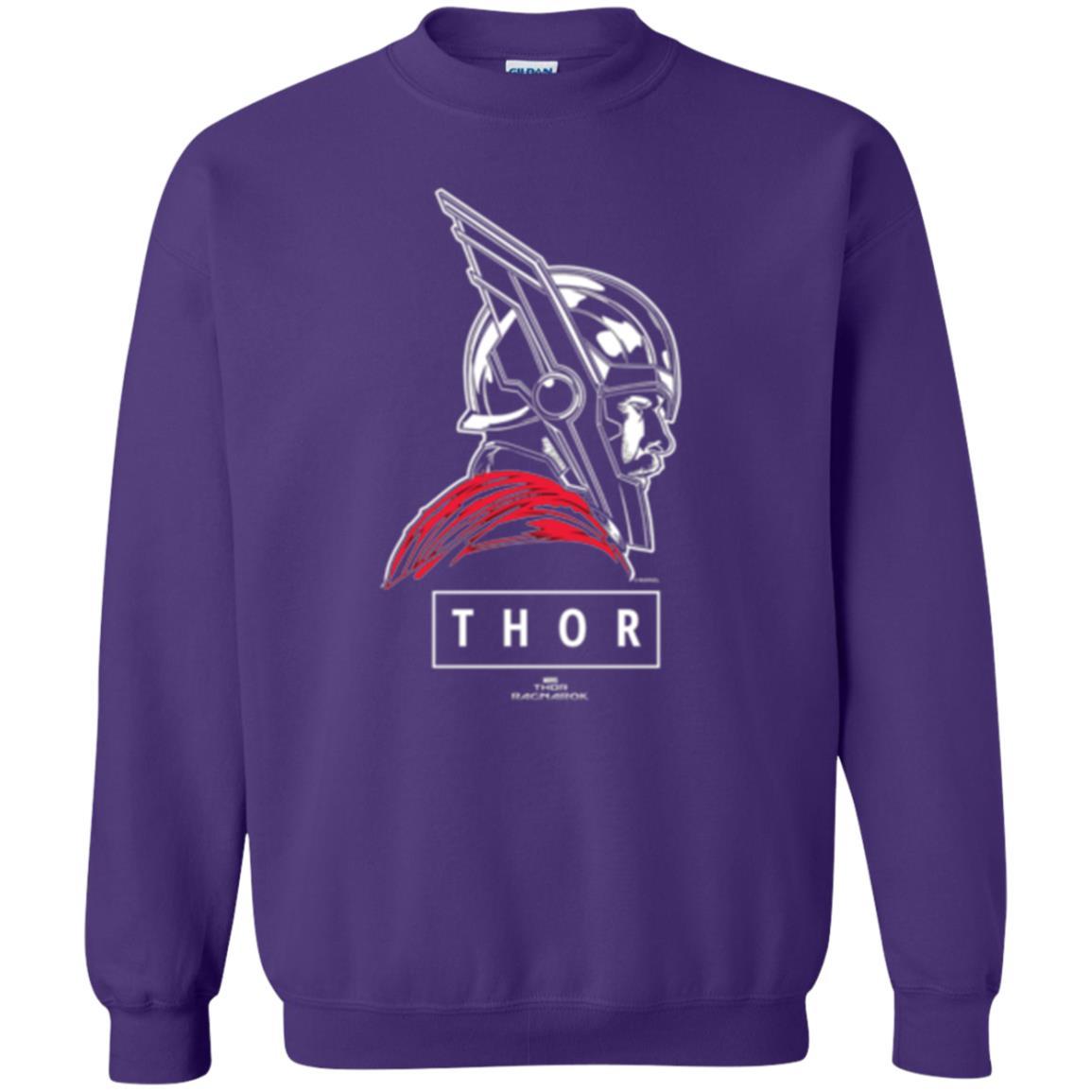 Marvel Thor Ragnarok God Of Tonal Street View T-shirt Purple