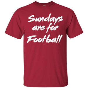 Football Lover T-shirt Sundays Are For Football