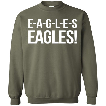 E-a-g-l-e-s Eagles Chant T-shirt Military Green