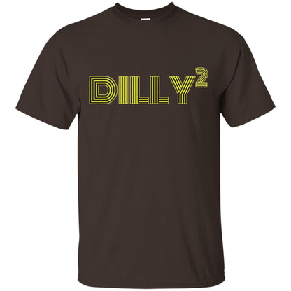 Christmas T-shirt Dilly Squared Dark Chocolate