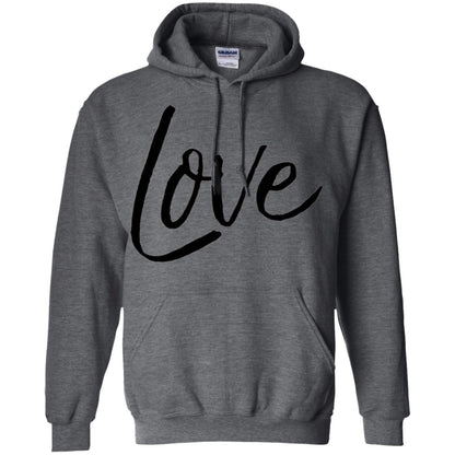 Black Love T-shirt Valentine_s Day Dark Heather