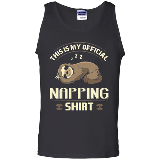 Lazy Baby Sloth My Official Napping T-shirt Black