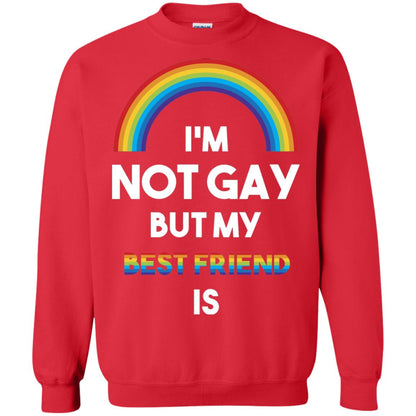 Im Not Gay But My Best Friend Is Lgbt T-shirt Red
