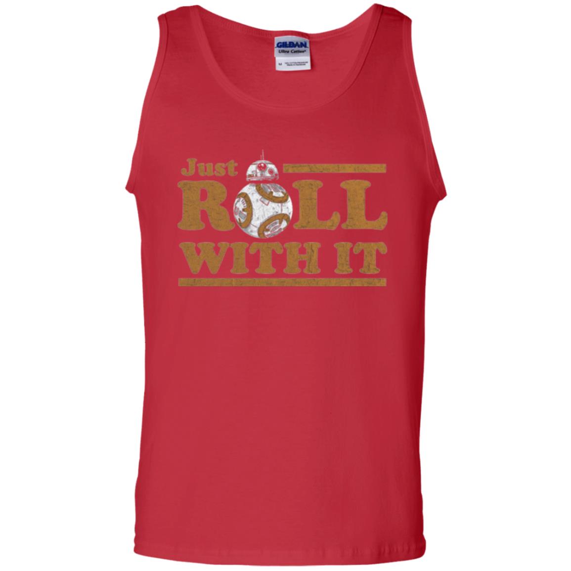 Movie T-shirt Just Roll With You Red