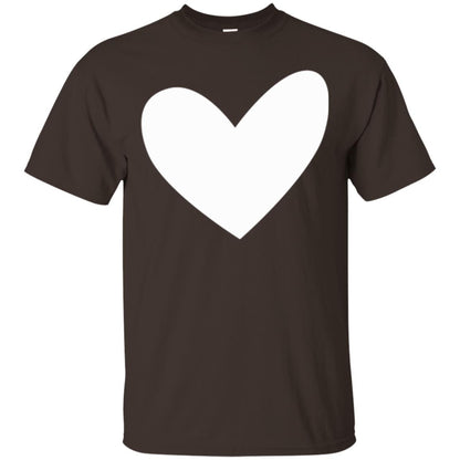 All About Heart T-shirt Cute Heart For Valentine Dark Chocolate