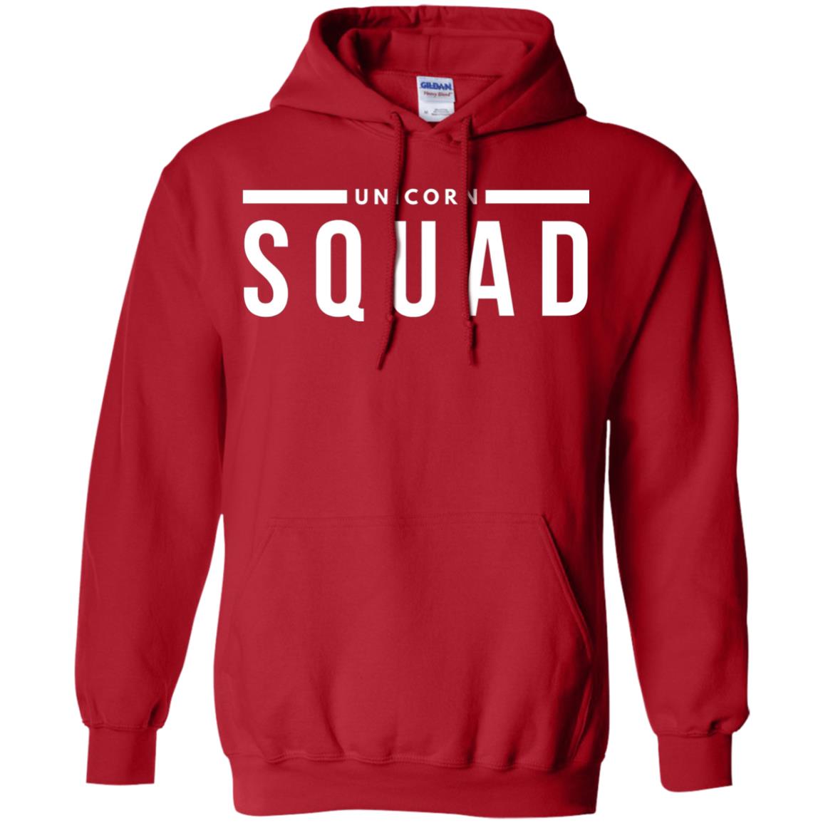 Funny Unicorn Squad Unicorn Lovers T-shirt Red