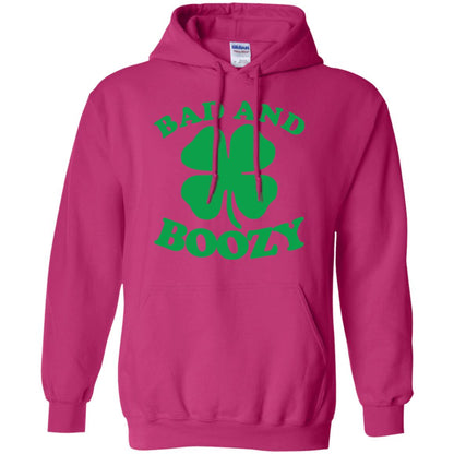 Bad And Boozy Saint Patricks Day T-shirt Heliconia
