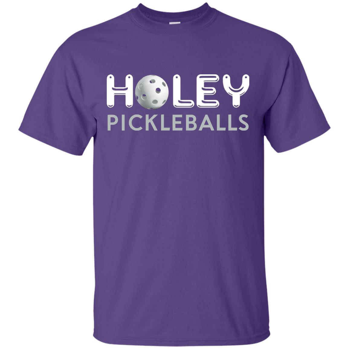 Pickleball Lover T-shirt Holey Pickleballs Purple