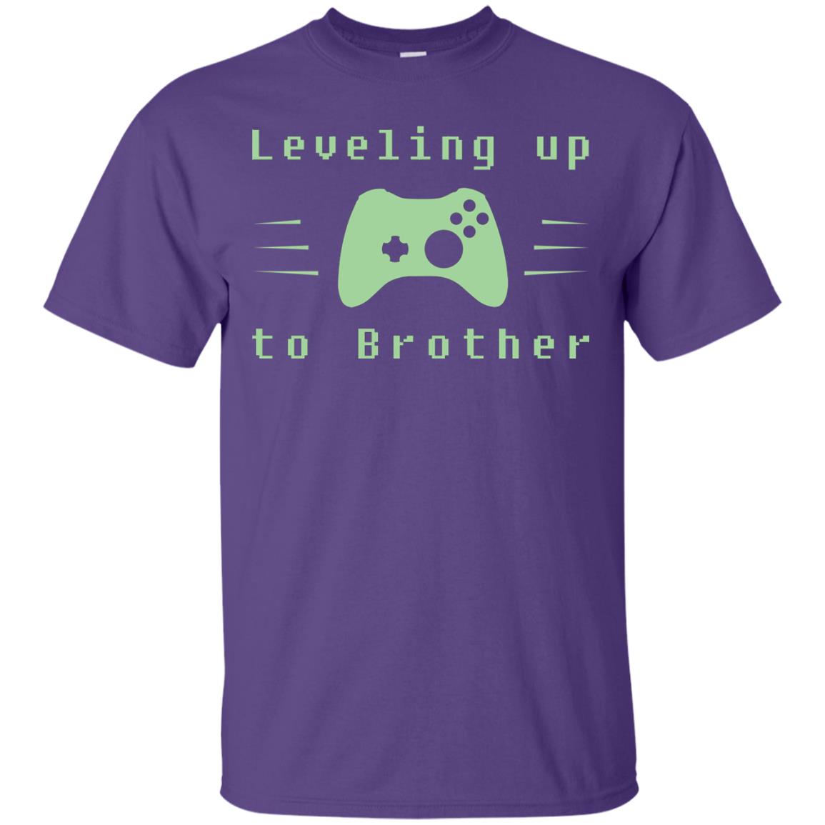 Rata-leveling Up To Brother Gaming Family Shirt Purple