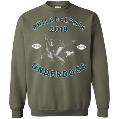 Dog Lover T-shirt Philly Philadelphia Underdogs Lii Game Day Military Green