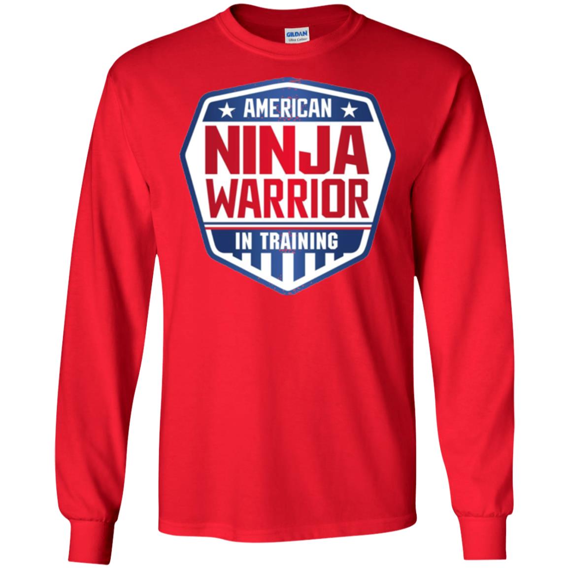 American Ninja Warrior In Training T-shirt Red
