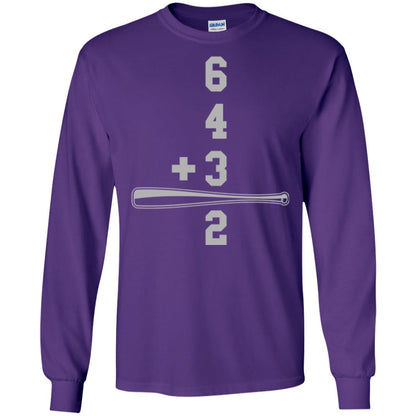 Baseball And Math Lovers T-shirt Purple