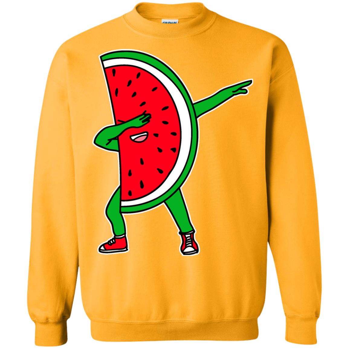 Dabbing Watermelon Shirt Gold