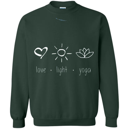 Yoga Lovers T-shirt Love Light Yoga Forest Green
