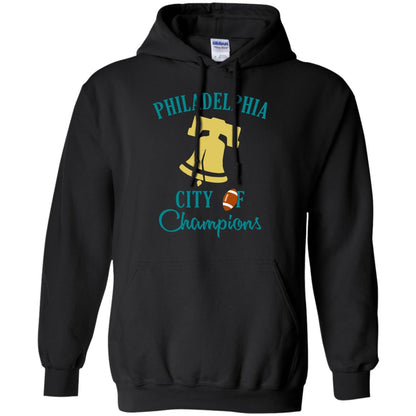 Football Lover T-shirt Philadelphia City Of Champion Black