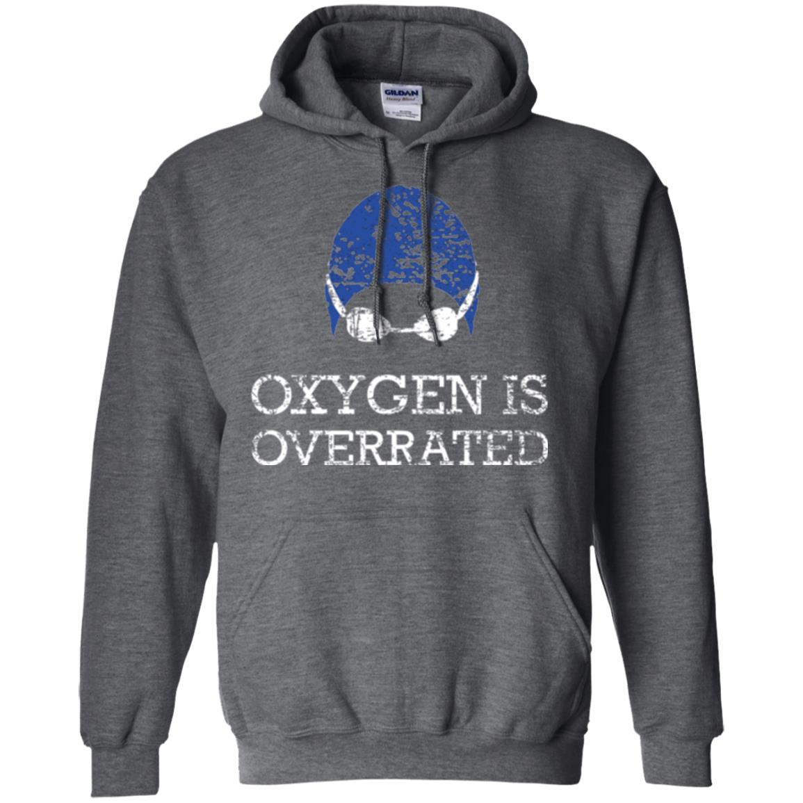 Swimming Lovers T-shirt Oxygen Is Overrated Dark Heather