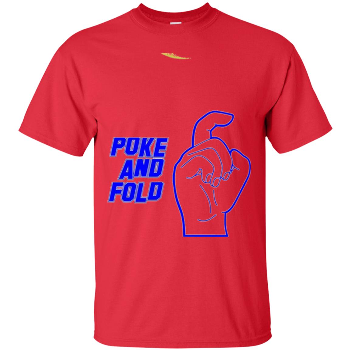 Poke And Fold T-shirt Red