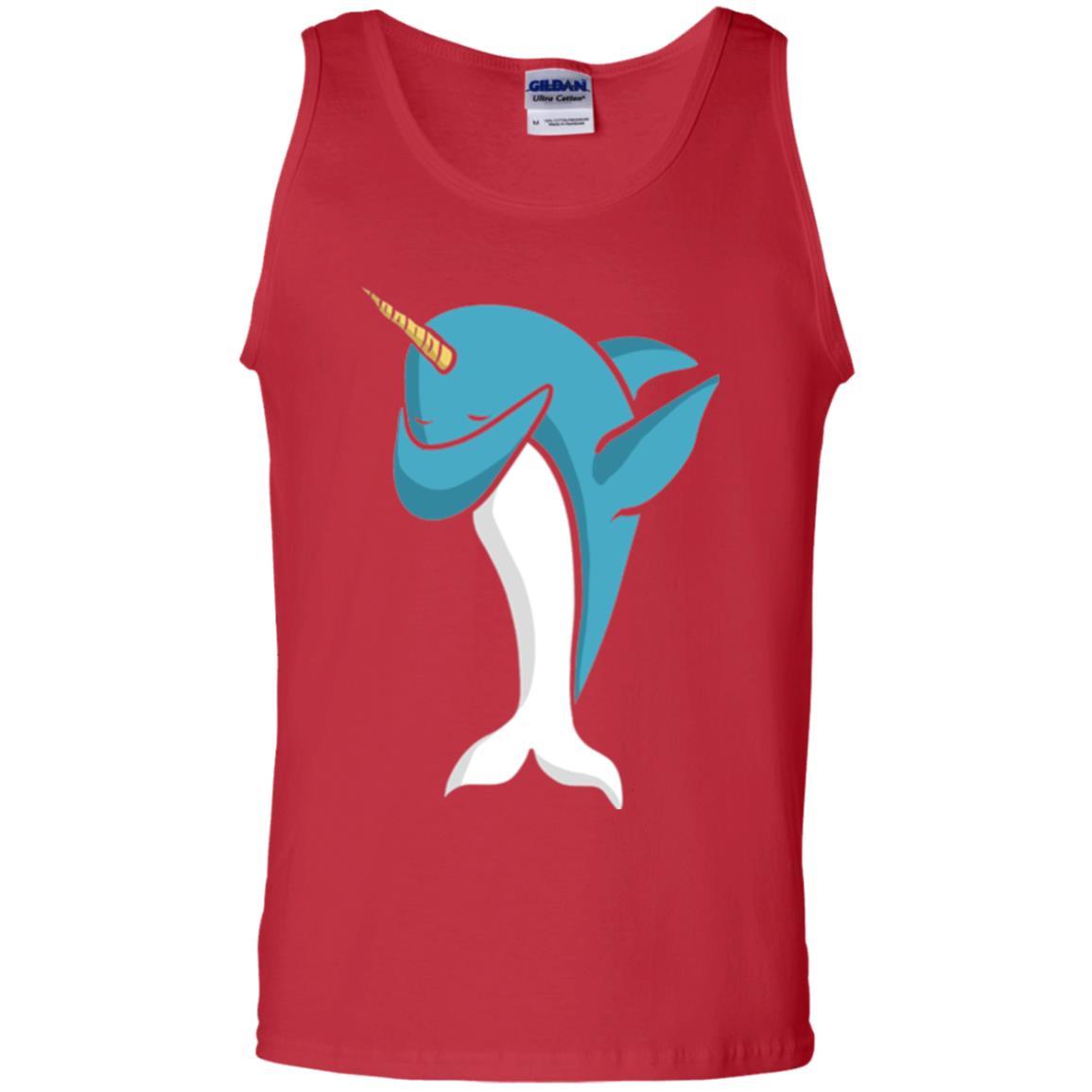 Narwhal Dabbing Pose T-shirt Red