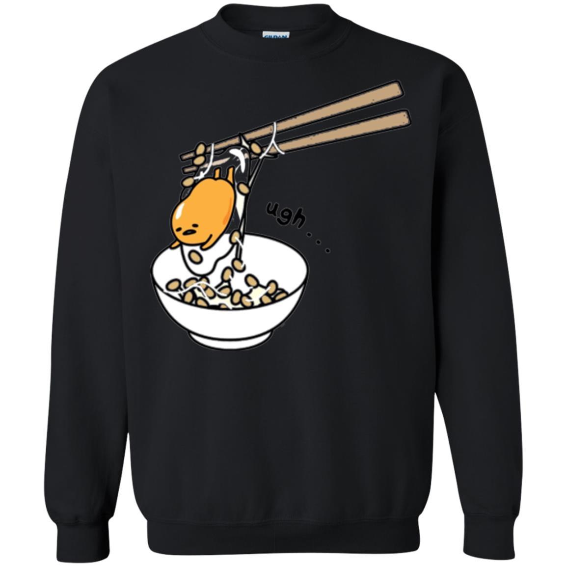 Film T-shirt Gudetama Chopsticks Black