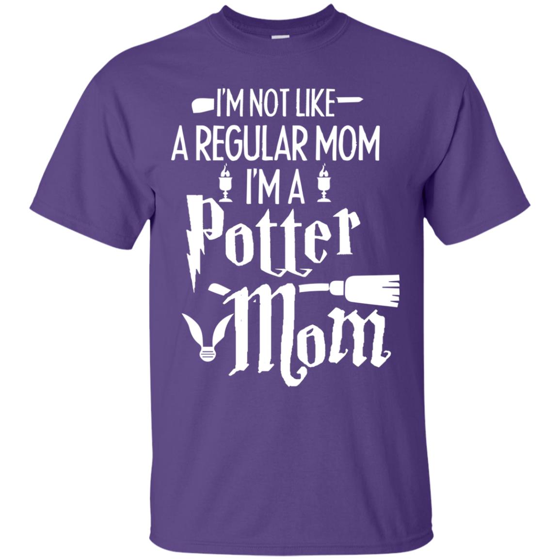 I'm Not Like A Regular Mom, I'm A Potter Mom Harry Potter Fan Shirt Purple