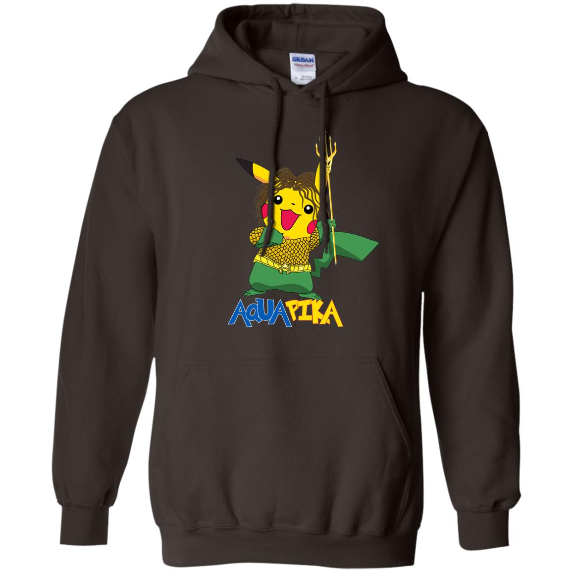 Aquapika Aquaman Piakachu Fan Shirt Dark Chocolate
