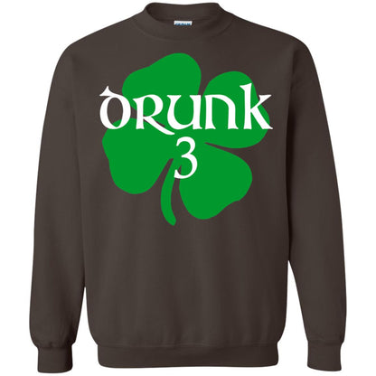 Drunk 3 Lucky Thing St. Patrick_s Day Irish T-shirt Dark Chocolate