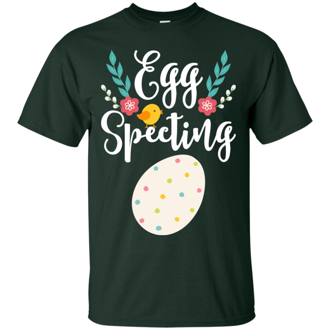 Egg Specting Announcement Pregnant Easter T-shirt Forest