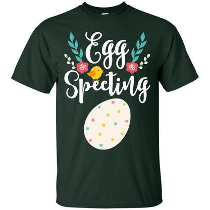 Egg Specting Announcement Pregnant Easter T-shirt Forest