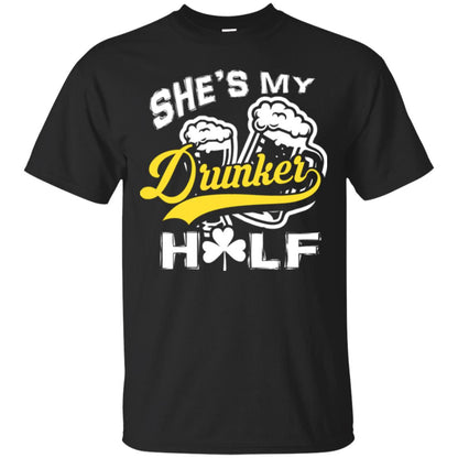 She's My Drunker Half Saint Patrick's Day T-shirt Black
