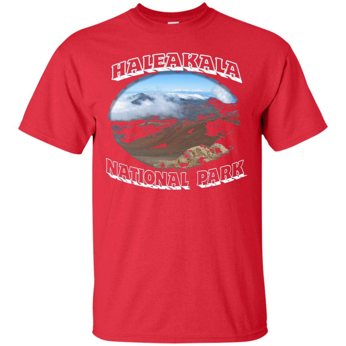 Mountain T-shirt Haleakala National Park Volcoana Red