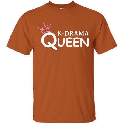 K-drama Queen Korea Drama Fan Shirt Texas Orange