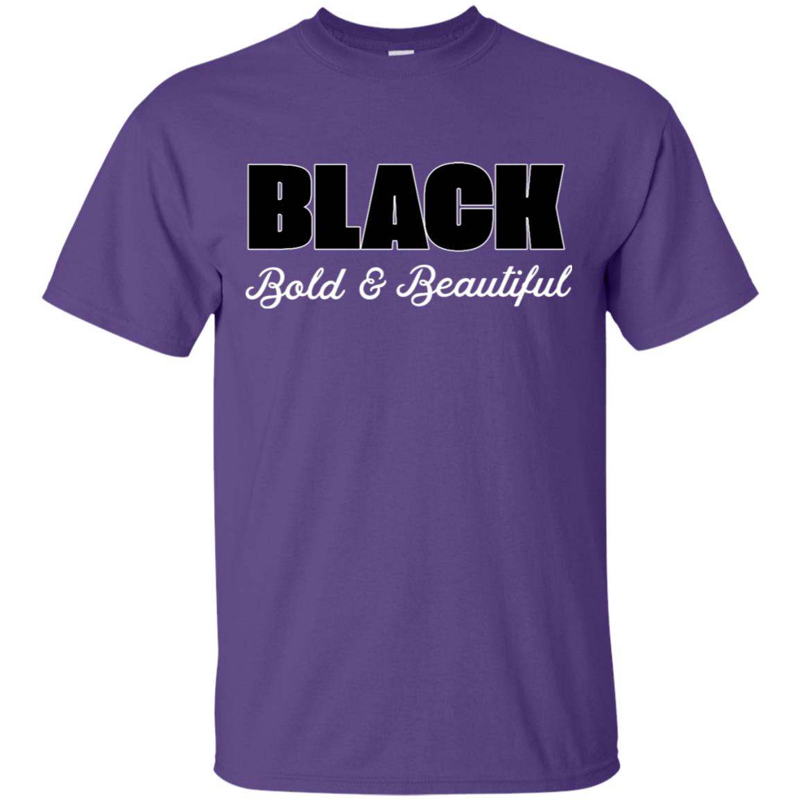 Black Bold And Beautiful Shirt Purple