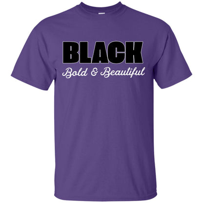 Black Bold And Beautiful Shirt Purple