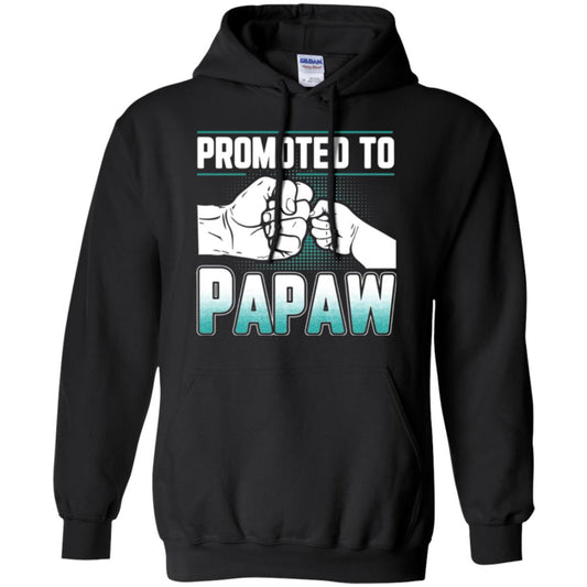 Promoted To Papaw Papa T-shirt Black