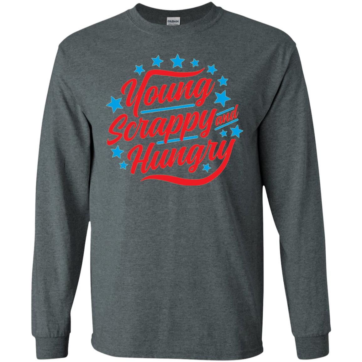 Hamilton T-shirt Young Scrappy And Hungry Dark Heather