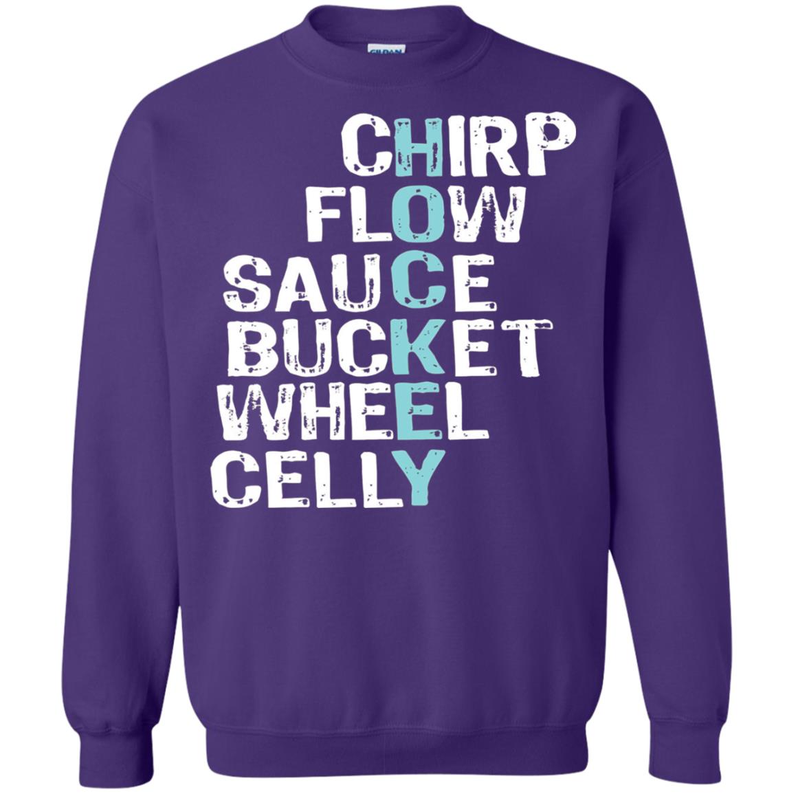 Eat Sleep Hockey Flow Celly Sauce Bucket Flow Wheel Shirt Purple