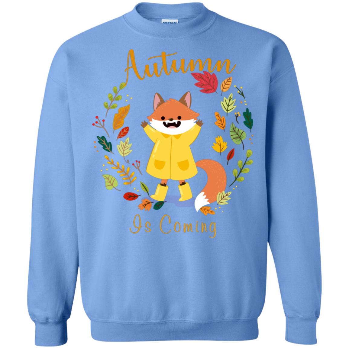 Autumn Is Coming Shirt Carolina Blue