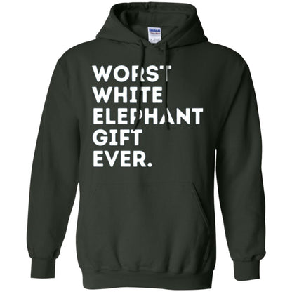 Best Worst White Elephant T-shirt Forest Green