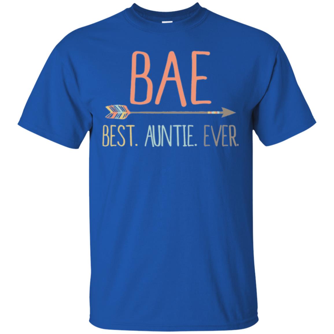 Bae T-shirt Best Auntie Ever Royal