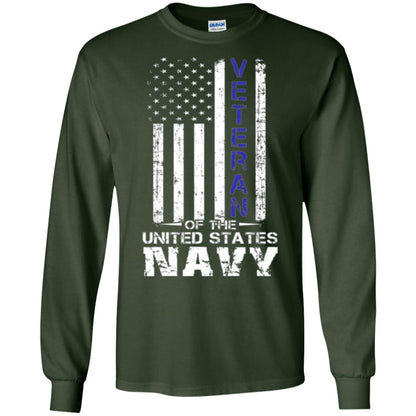 Us Navy Veteran T-shirt Forest Green