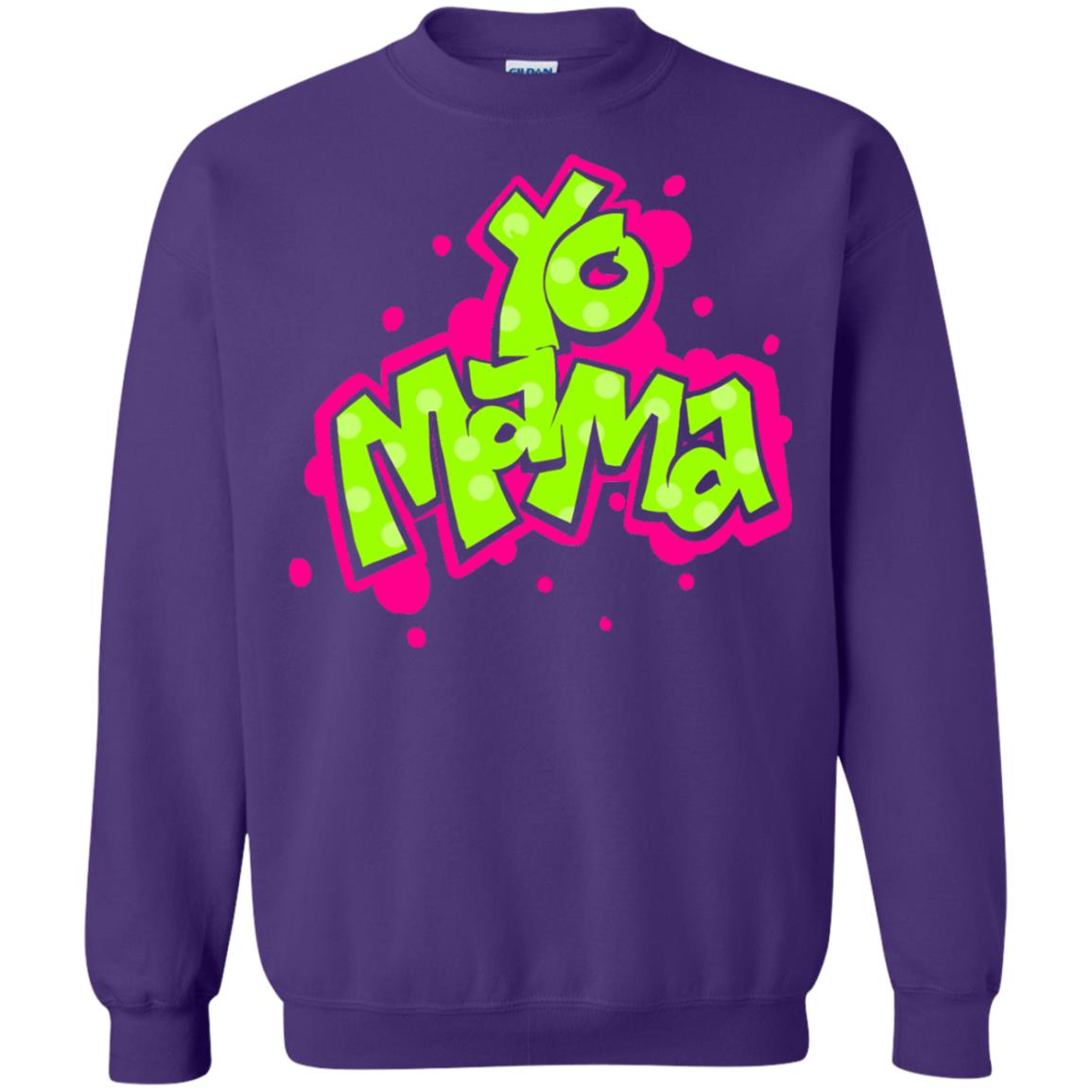 Yo Mama Fresh Princes Style 90s Hip Hop Party T-shirt Purple