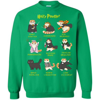 Hairy Pawtter Harry Potter Fan T-shirt Irish Green