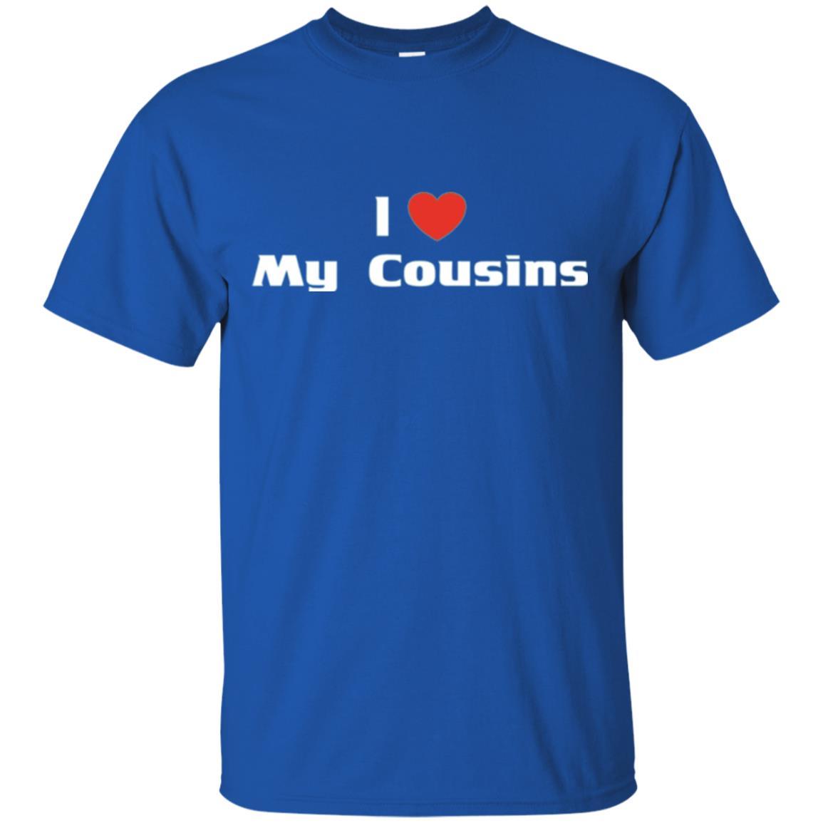 Family T-shirt I Love My Cousins Royal