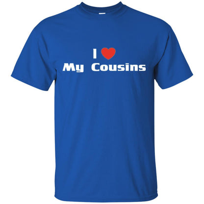 Family T-shirt I Love My Cousins Royal