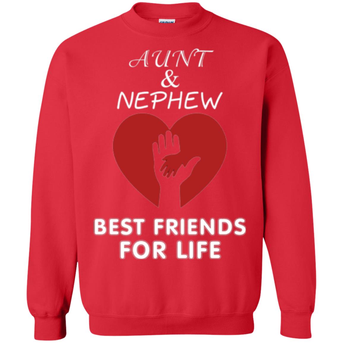 Family T-shirt Aunt And Nephew Best Friends For Life Red